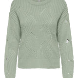 ONLJASMIN LS STRUCTURE O-NECK CC KNT
