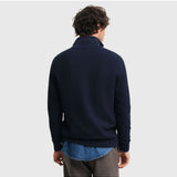 COTTON TEXTURED HALF ZIP