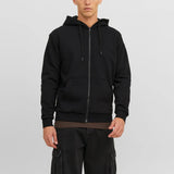 Hoddie com fecho de correr Liso