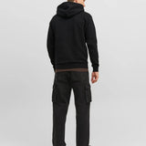 Hoddie com fecho de correr Liso