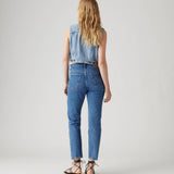 Levis Calça de Ganga 501 Crop