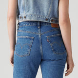 Levis Calça de Ganga 501 Crop