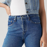 Levis Calça de Ganga 501 Crop