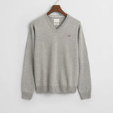 SUPERFINE LAMBSWOOL V-NECK