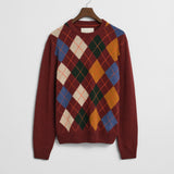 ARGYLE C-NECK