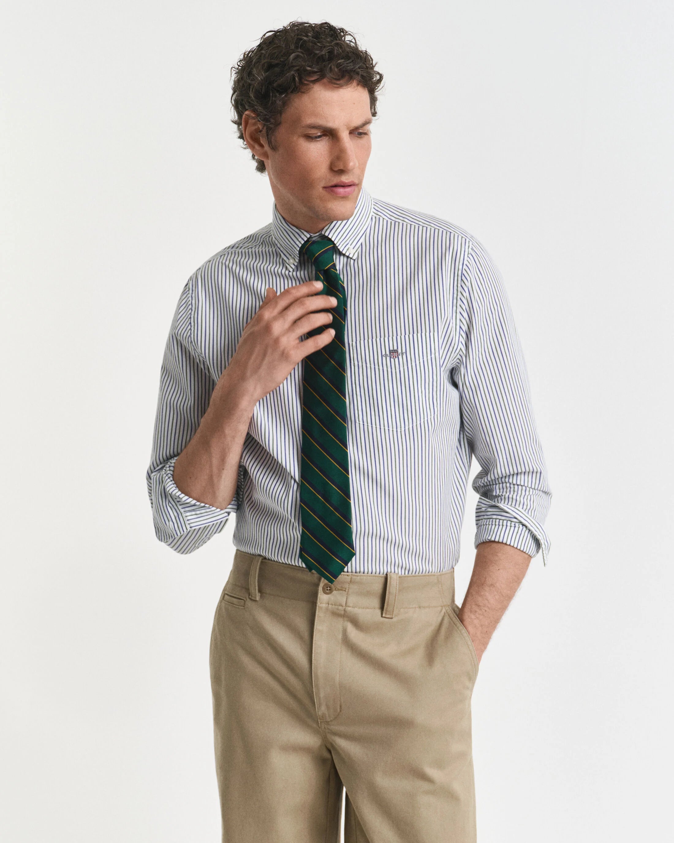 REG CLASSIC POPLIN STRIPE