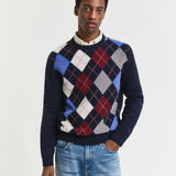 ARGYLE C-NECK