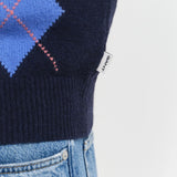 ARGYLE C-NECK