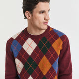 ARGYLE C-NECK