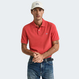 Polo Gant em algodão piqué Shield regular fit
