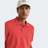 Polo Gant em algodão piqué Shield regular fit