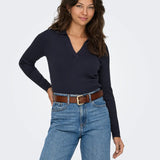 Camisola em V Only