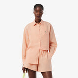 Camisa em Linho Lacoste Mulher