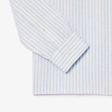 Camisa de Linho às Listras Regular Fit