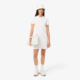 Vestido Polo Mini Piqué Elástico Slim Fit
