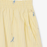 Calções estilo Boxer em Jacquard de Popelina de Algodão   