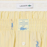 Calções estilo Boxer em Jacquard de Popelina de Algodão   