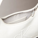 Mala de ombro com monograma em relevo