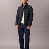 Blusão puffer leve de nylon