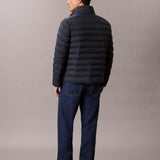 Blusão puffer leve de nylon