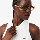 Polo Piqué Sem Mangas Lacoste Mulher