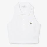 Polo Piqué Sem Mangas Lacoste Mulher