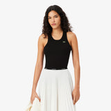 Top sem Mangas em Algodão Slim Fit