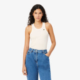 Top sem Mangas em Algodão Slim Fit