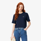 T-shirt de Algodão Suave Relaxed Fit