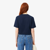 T-shirt de Algodão Suave Relaxed Fit