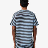 T-Shirt de algodão texturizada com listras Lacoste