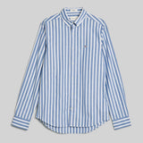 Camisa às riscas em poplin da Gant