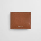 Carteira Gant dobrável de couro