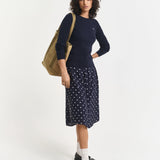 Camisola Gant de malha entrançada com decote redondo