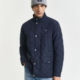 Blusão acolchoado de comprimento médio Windcheater