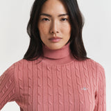 Camisola de gola alta em malha Gant