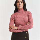 Camisola de gola alta em malha Gant