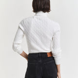 Camisola de gola alta em malha Gant