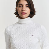 Camisola de gola alta em malha Gant