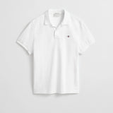 Polo Gant em algodão piqué Shield regular fit