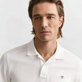 Polo Gant em algodão piqué Shield regular fit