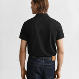 Polo Gant em algodão piqué Shield regular fit