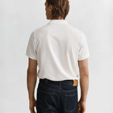 Polo Gant em algodão piqué Shield regular fit